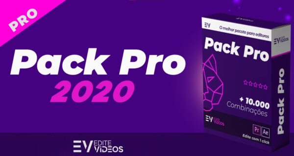 Conteúdo Pack Pro2020 - Edite Vídeos