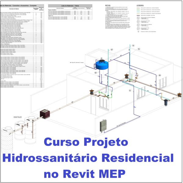 Curso Projeto Hidrossanitário Residencial no Revit MEP - Rodrigo MEP