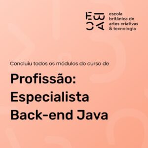 Profissão Especialista Back-End Java